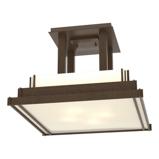 Hubbardton Forge - 123715-SKT-05-CC0416 - Steppe Large Semi-Flush - Steppe - Coastal Bronze