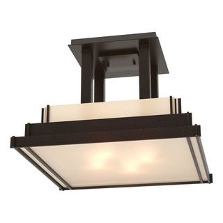 Hubbardton Forge - 123715-SKT-14-BB0416 - Steppe Large Semi-Flush - Steppe - Oil Rubbed Bronze