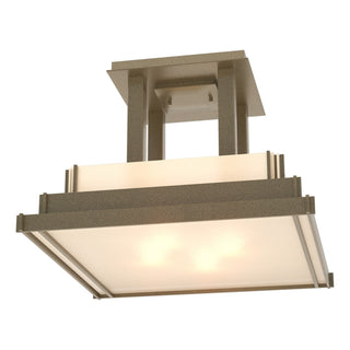 Hubbardton Forge - 123715-SKT-84-BB0416 - Steppe Large Semi-Flush - Steppe - Soft Gold