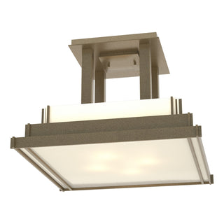 Hubbardton Forge - 123715-SKT-84-CC0416 - Steppe Large Semi-Flush - Steppe - Soft Gold