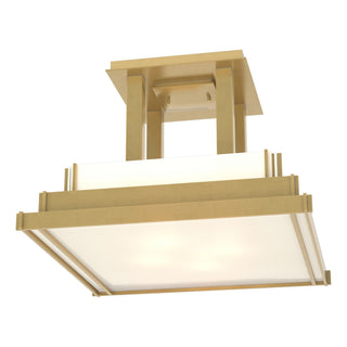 Hubbardton Forge - 123715-SKT-85-CC0416 - Steppe Large Semi-Flush - Steppe - Sterling