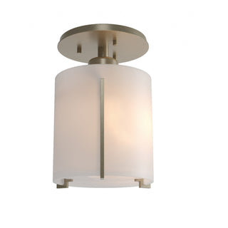 Hubbardton Forge - 123775-SKT-84-GG0140 - Exos Round Semi-Flush - Exos Glass - Soft Gold