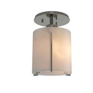 Hubbardton Forge - 123775-SKT-85-GG0140 - Exos Round Semi-Flush - Exos Glass - Sterling