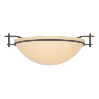 Hubbardton Forge - 124251-SKT-07-SS0045 - Moonband Semi-Flush - Moonband - Dark Smoke