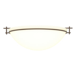 Hubbardton Forge - 124252-SKT-05-GG0050 - Moonband Large Semi-Flush - Moonband - Bronze
