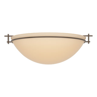 Hubbardton Forge - 124252-SKT-05-SS0050 - Moonband Large Semi-Flush - Moonband - Bronze