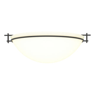 Hubbardton Forge - 124252-SKT-10-GG0050 - Moonband Large Semi-Flush - Moonband - Black