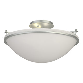 Hubbardton Forge - 124304-SKT-82-GG0053 - Plain Large Semi-Flush - Simple Lines - Vintage Platinum
