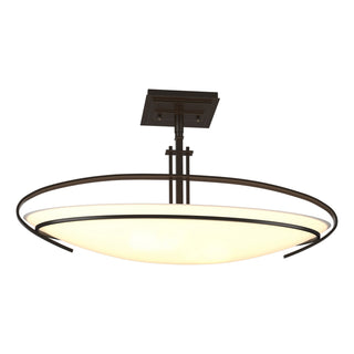 Hubbardton Forge - 124341-SKT-14-GG0089 - Mackintosh Semi-Flush - Mackintosh - Oil Rubbed Bronze