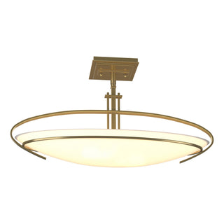 Hubbardton Forge - 124341-SKT-86-GG0089 - Mackintosh Semi-Flush - Mackintosh - Modern Brass