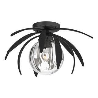 Hubbardton Forge - 124350-SKT-10-LL0631 - Dahlia Semi-Flush - Dahlia - Black