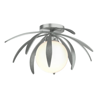 Hubbardton Forge - 124350-SKT-82-GG0631 - Dahlia Semi-Flush - Dahlia - Vintage Platinum