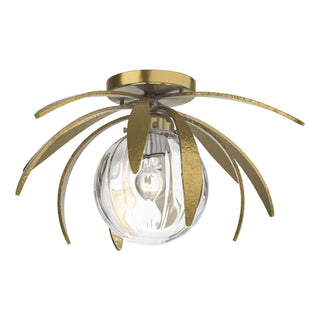 Hubbardton Forge - 124350-SKT-86-LL0631 - Dahlia Semi-Flush - Dahlia - Modern Brass
