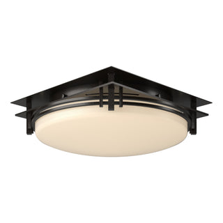 Hubbardton Forge - 124394-SKT-14-GG0097 - Banded Semi-Flush - Banded - Oil Rubbed Bronze