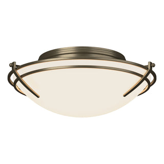 Hubbardton Forge - 124402-SKT-84-GG0098 - Presidio Tryne Flush Mount - Tryne - Soft Gold