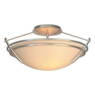 Hubbardton Forge - 124412-SKT-82-SS0047 - Presidio Tryne Small Semi-Flush - Tryne - Vintage Platinum