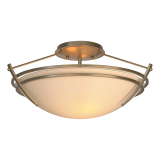 Hubbardton Forge - 124412-SKT-84-SS0047 - Presidio Tryne Small Semi-Flush - Tryne - Soft Gold