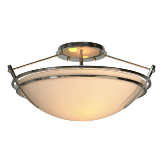 Hubbardton Forge - 124412-SKT-85-SS0047 - Presidio Tryne Small Semi-Flush - Tryne - Sterling