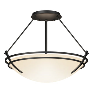 Hubbardton Forge - 124422-SKT-10-GG0047 - Presidio Tryne Semi-Flush - Tryne - Black