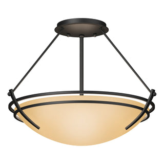 Hubbardton Forge - 124422-SKT-10-SS0047 - Presidio Tryne Semi-Flush - Tryne - Black