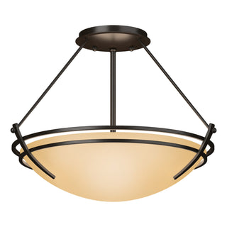 Hubbardton Forge - 124422-SKT-14-SS0047 - Presidio Tryne Semi-Flush - Tryne - Oil Rubbed Bronze