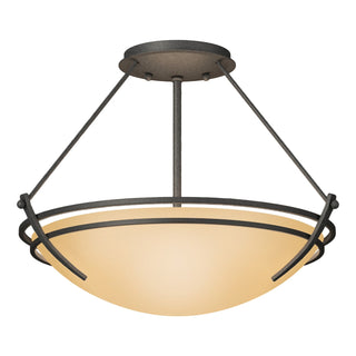 Hubbardton Forge - 124422-SKT-20-SS0047 - Presidio Tryne Semi-Flush - Tryne - Natural Iron
