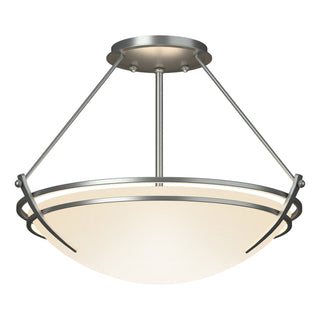 Hubbardton Forge - 124422-SKT-82-GG0047 - Presidio Tryne Semi-Flush - Tryne - Vintage Platinum