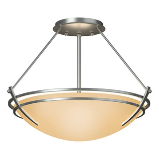 Hubbardton Forge - 124422-SKT-82-SS0047 - Presidio Tryne Semi-Flush - Tryne - Vintage Platinum