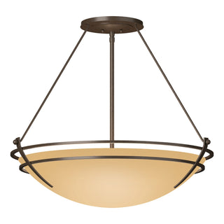Hubbardton Forge - 124442-SKT-05-SS0054 - Presidio Tryne Large Semi-Flush - Tryne - Bronze