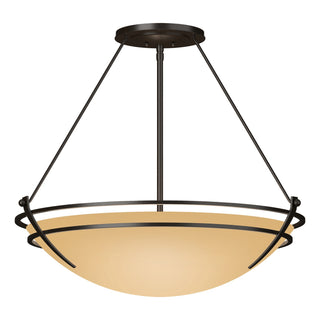 Hubbardton Forge - 124442-SKT-14-SS0054 - Presidio Tryne Large Semi-Flush - Tryne - Oil Rubbed Bronze