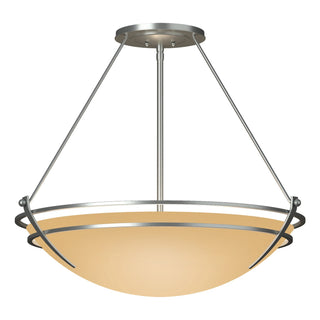 Hubbardton Forge - 124442-SKT-82-SS0054 - Presidio Tryne Large Semi-Flush - Tryne - Vintage Platinum