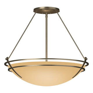 Hubbardton Forge - 124442-SKT-84-SS0054 - Presidio Tryne Large Semi-Flush - Tryne - Soft Gold