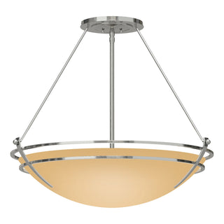Hubbardton Forge - 124442-SKT-85-SS0054 - Presidio Tryne Large Semi-Flush - Tryne - Sterling