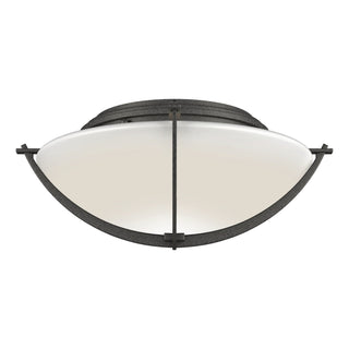Hubbardton Forge - 124550-SKT-20-GG0098 - Compass Flush Mount - Compass - Natural Iron