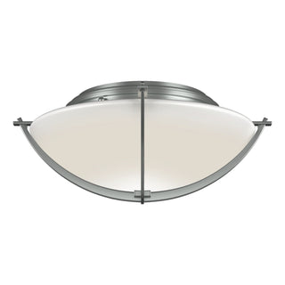 Hubbardton Forge - 124550-SKT-82-GG0098 - Compass Flush Mount - Compass - Vintage Platinum
