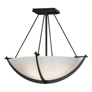 Hubbardton Forge - 124555-SKT-14-GG0020 - Compass Small Semi-Flush - Compass - Oil Rubbed Bronze