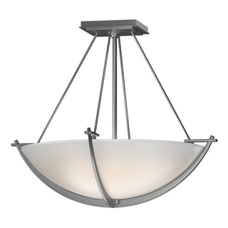 Hubbardton Forge - 124555-SKT-82-GG0020 - Compass Small Semi-Flush - Compass - Vintage Platinum