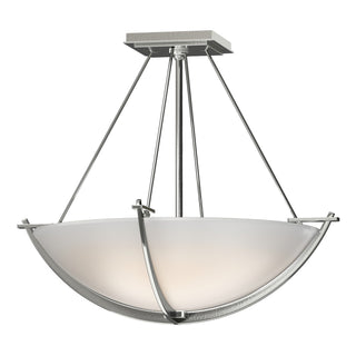 Hubbardton Forge - 124555-SKT-85-GG0020 - Compass Small Semi-Flush - Compass - Sterling