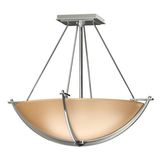 Hubbardton Forge - 124555-SKT-85-SS0020 - Compass Small Semi-Flush - Compass - Sterling