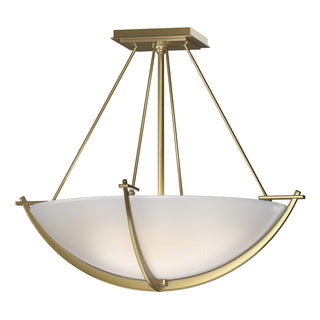 Hubbardton Forge - 124555-SKT-86-GG0020 - Compass Small Semi-Flush - Compass - Modern Brass
