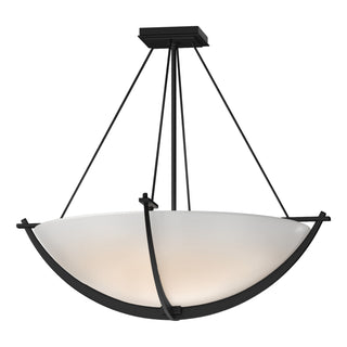 Hubbardton Forge - 124560-SKT-10-GG0054 - Compass Large Semi-Flush - Compass - Black