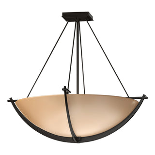 Hubbardton Forge - 124560-SKT-14-SS0054 - Compass Large Semi-Flush - Compass - Oil Rubbed Bronze