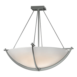 Hubbardton Forge - 124560-SKT-82-GG0054 - Compass Large Semi-Flush - Compass - Vintage Platinum