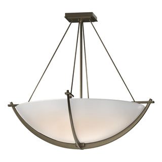 Hubbardton Forge - 124560-SKT-84-GG0054 - Compass Large Semi-Flush - Compass - Soft Gold