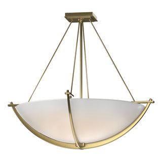 Hubbardton Forge - 124560-SKT-86-GG0054 - Compass Large Semi-Flush - Compass - Modern Brass