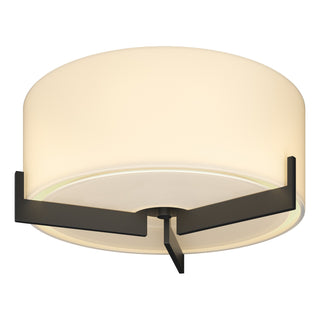 Hubbardton Forge - 126401-SKT-10-GG0218 - Axis Flush Mount - Axis - Black