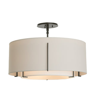 Hubbardton Forge - 126503-SKT-14-SF1590-SE2290 - Exos Double Shade Semi-Flush - Exos - Oil Rubbed Bronze