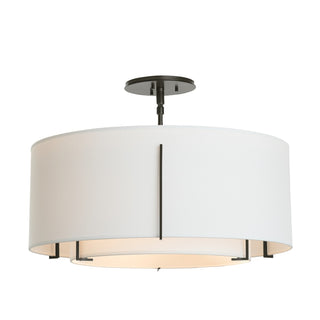 Hubbardton Forge - 126503-SKT-14-SF1590-SF2290 - Exos Double Shade Semi-Flush - Exos - Oil Rubbed Bronze