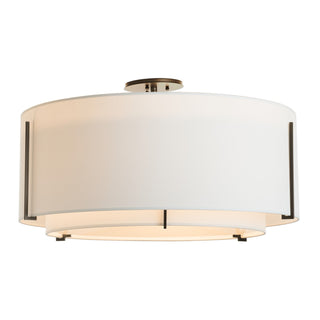 Hubbardton Forge - 126505-SKT-14-SF2290-SF2899 - Exos Large Double Shade Semi-Flush - Exos - Oil Rubbed Bronze