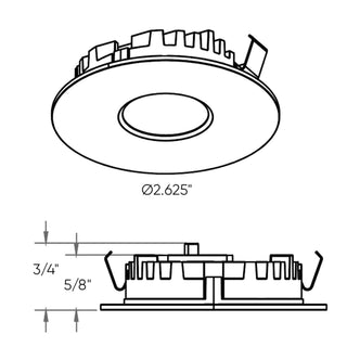 Super Puck LED Recessed Superpuck in White
